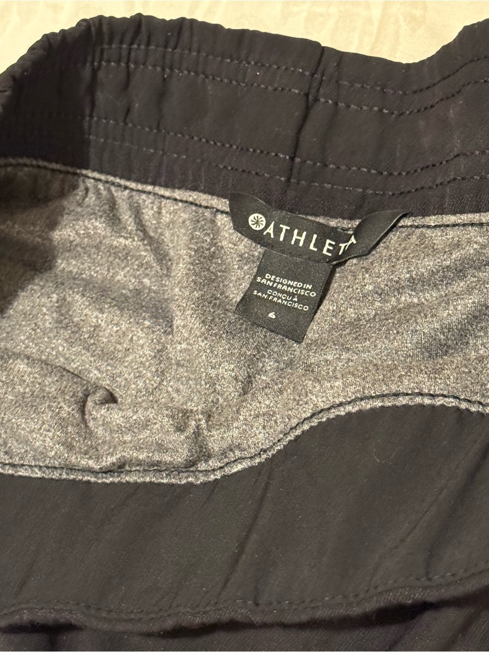 Women’s Black Athleta Jogger Pants - Picture 6 of 7